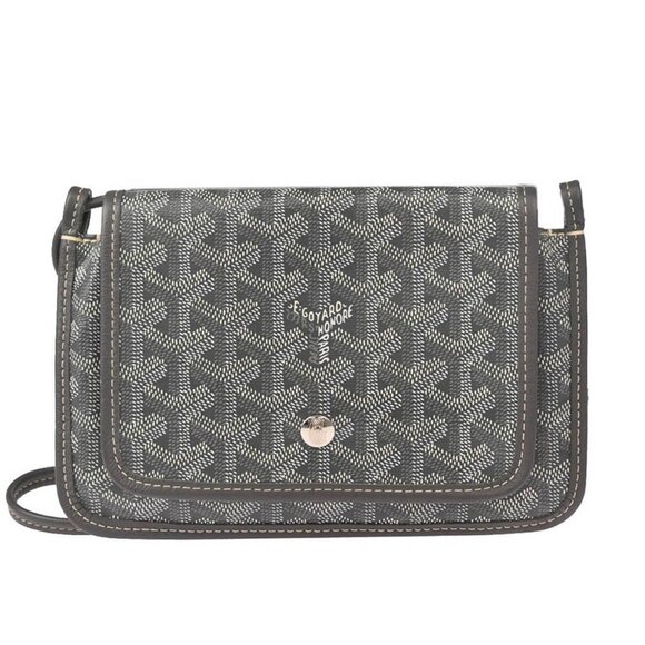 Goyard Handbags - Goyard Gray Plumet Shoulder Bag Pochette Wallet WOC ADM020242 166135